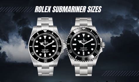 diametro del rolex submariner|rolex submariner size chart.